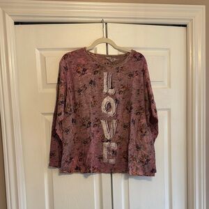 Magnolia Pearl Floral Circus Love Tee
